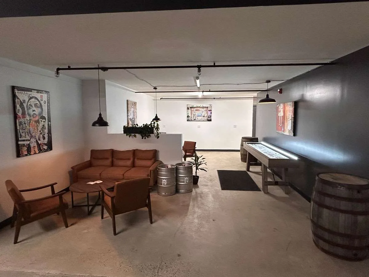 Games and fun area at Republic Brewing Company